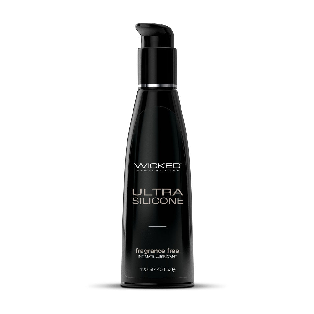 Wicked Ultra - Silicone Lubricant - 120 ml (4 oz) Bottle - Silk and Sin
