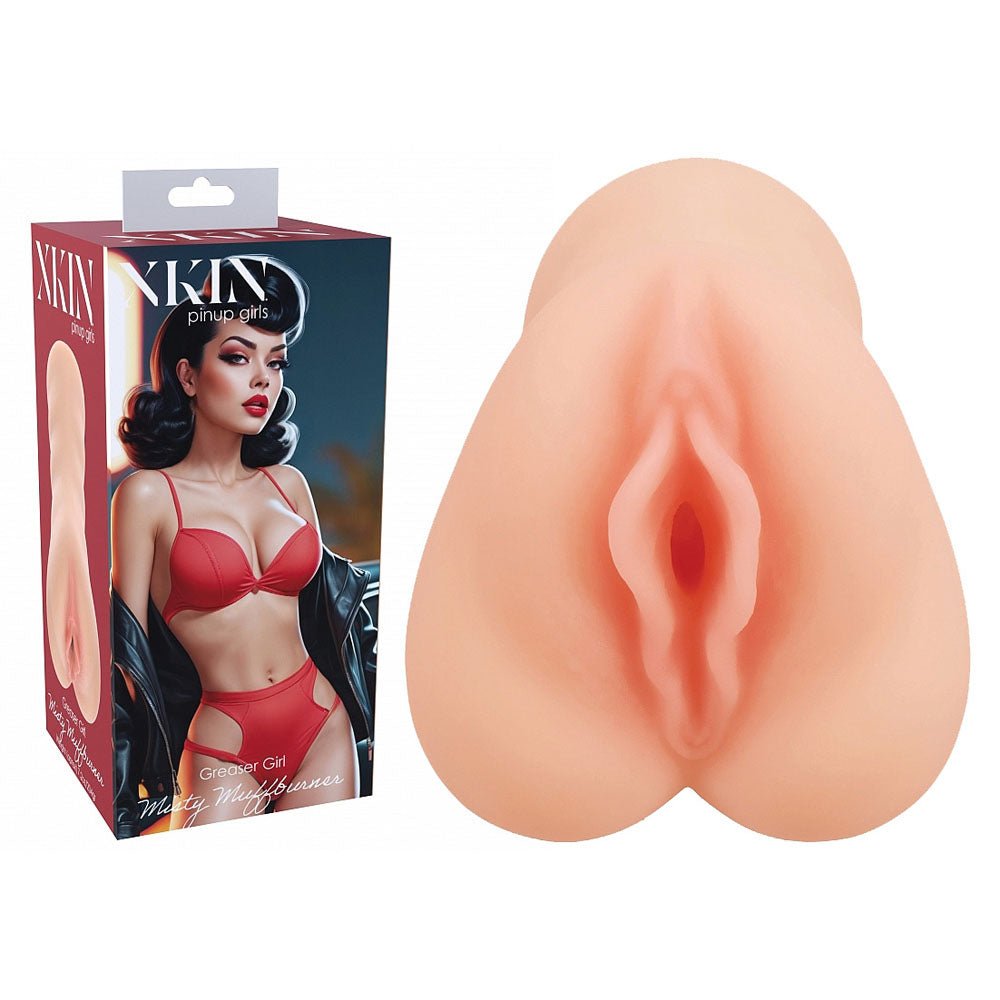 XKIN Pinup Girls - Misty Muffburner - Flesh 12 cm Vagina Stroker - silkandsin