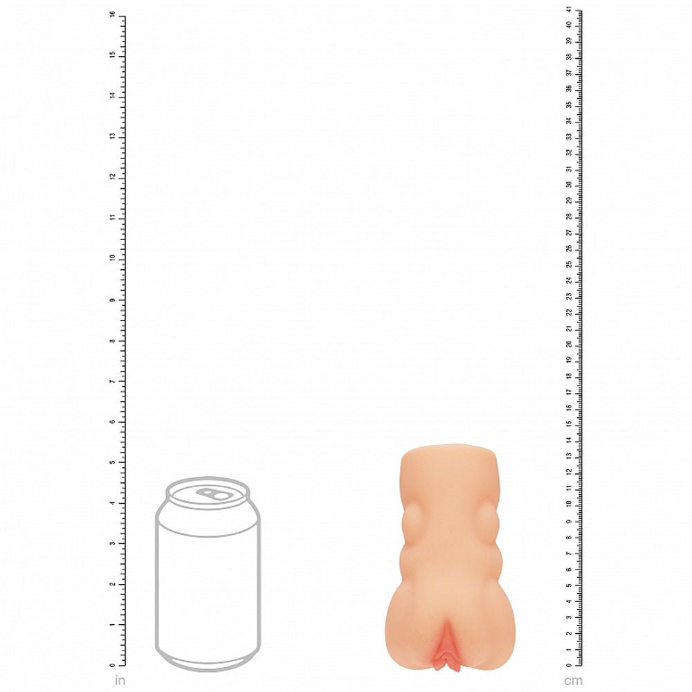 XKIN Raw - Pure Stretch - Flesh - Flesh 14 cm Vagina Stroker - silkandsin