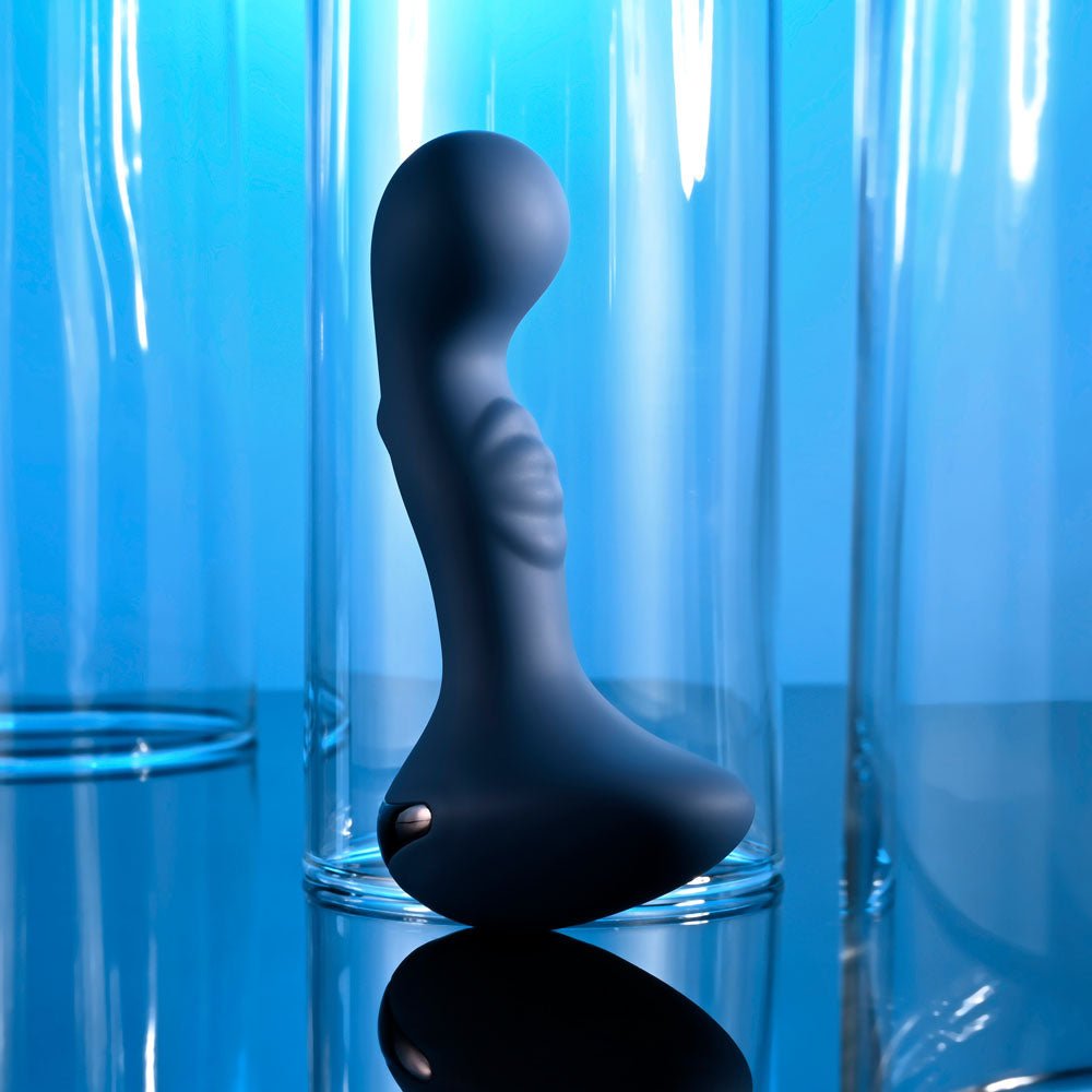 Zero Tolerance BLUE OASIS - Blue 12.3 cm USB Rechargeable Vibrating Anal Plug - silkandsin