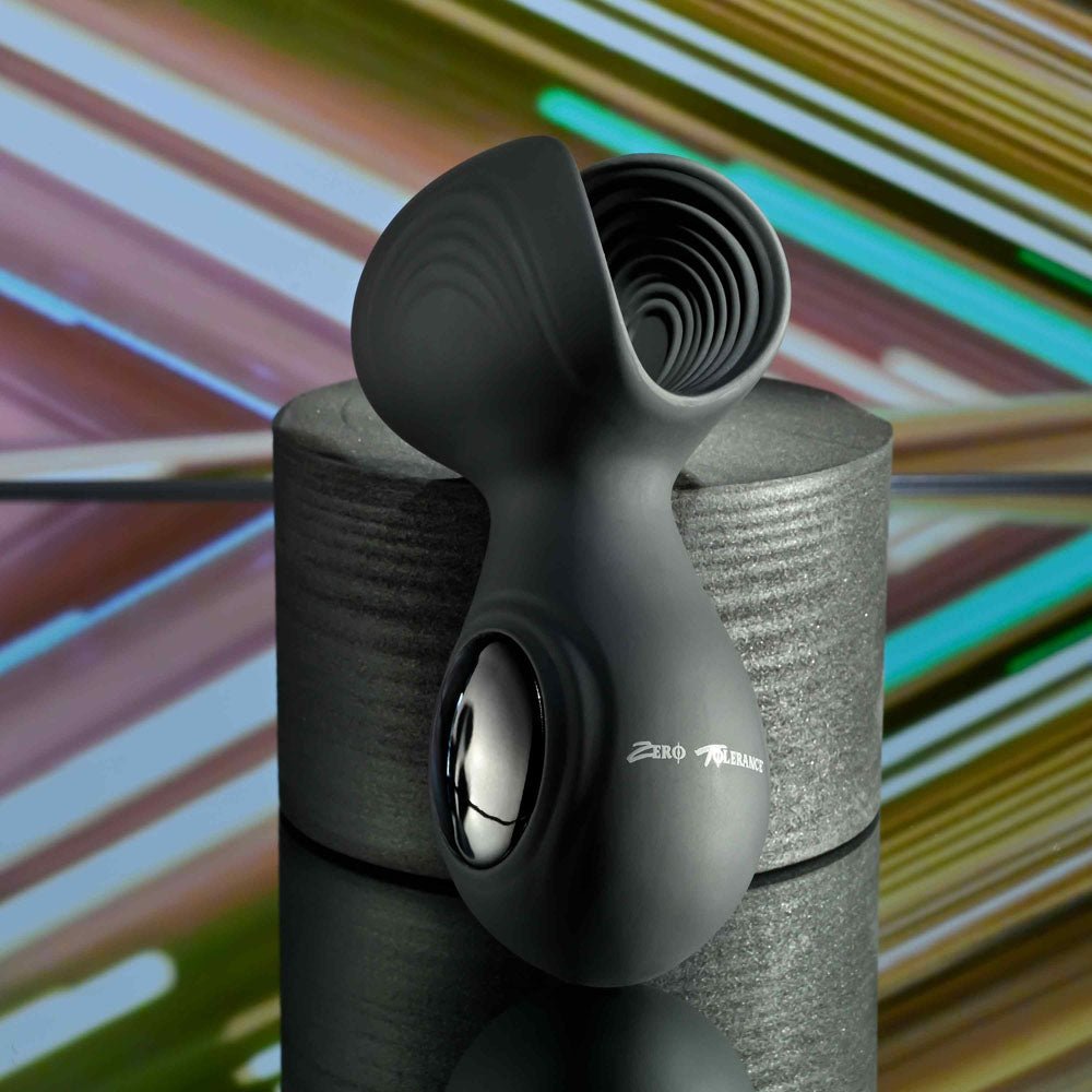 Zero Tolerance HANDY HELPER - Black USB Rechargeable Vibrating Stroker - silkandsin