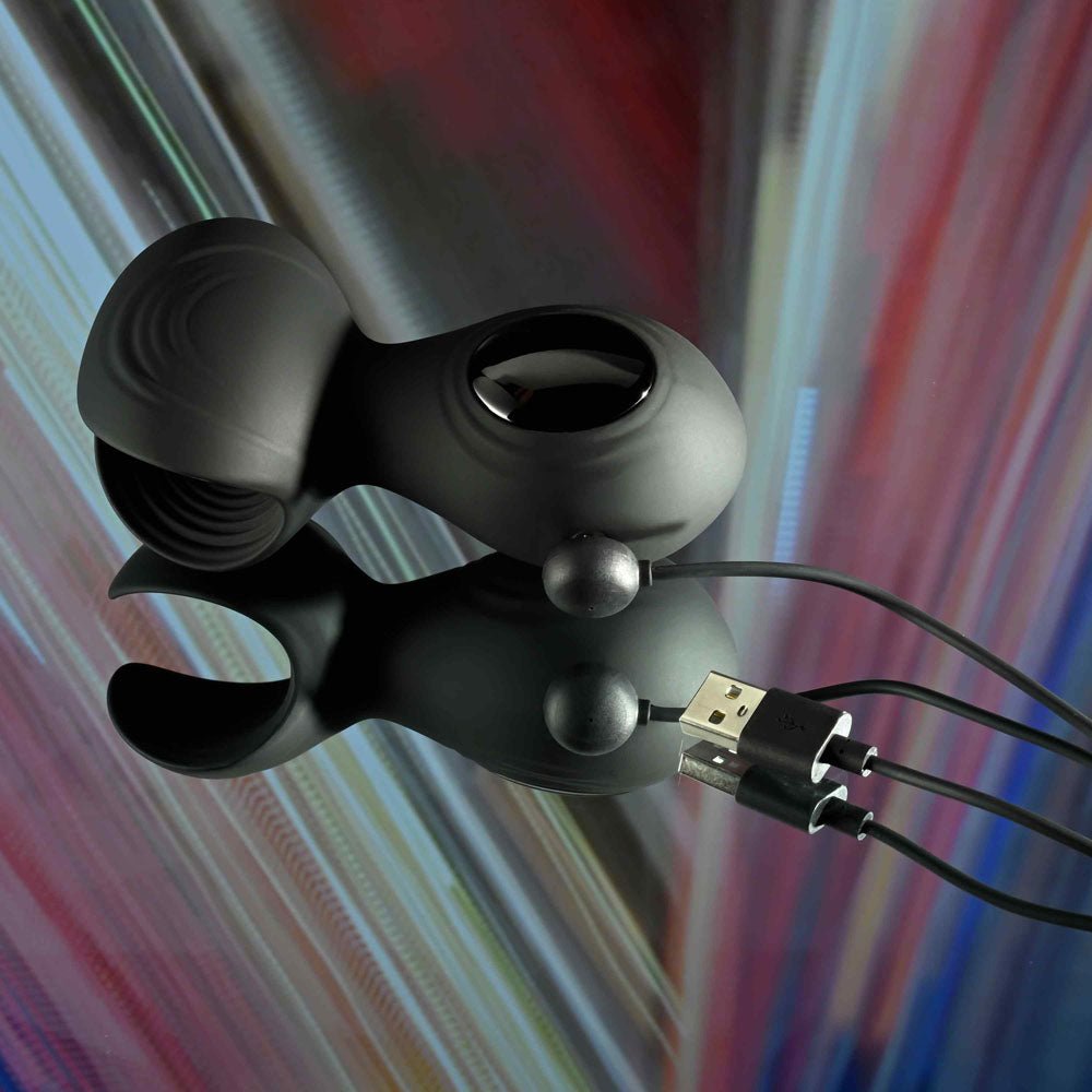 Zero Tolerance HANDY HELPER - Black USB Rechargeable Vibrating Stroker - silkandsin