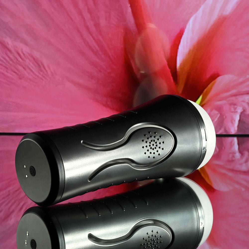Zero Tolerance HOLD TIGHT - Clear USB Rechargeable Vibrating Vagina Stroker - silkandsin