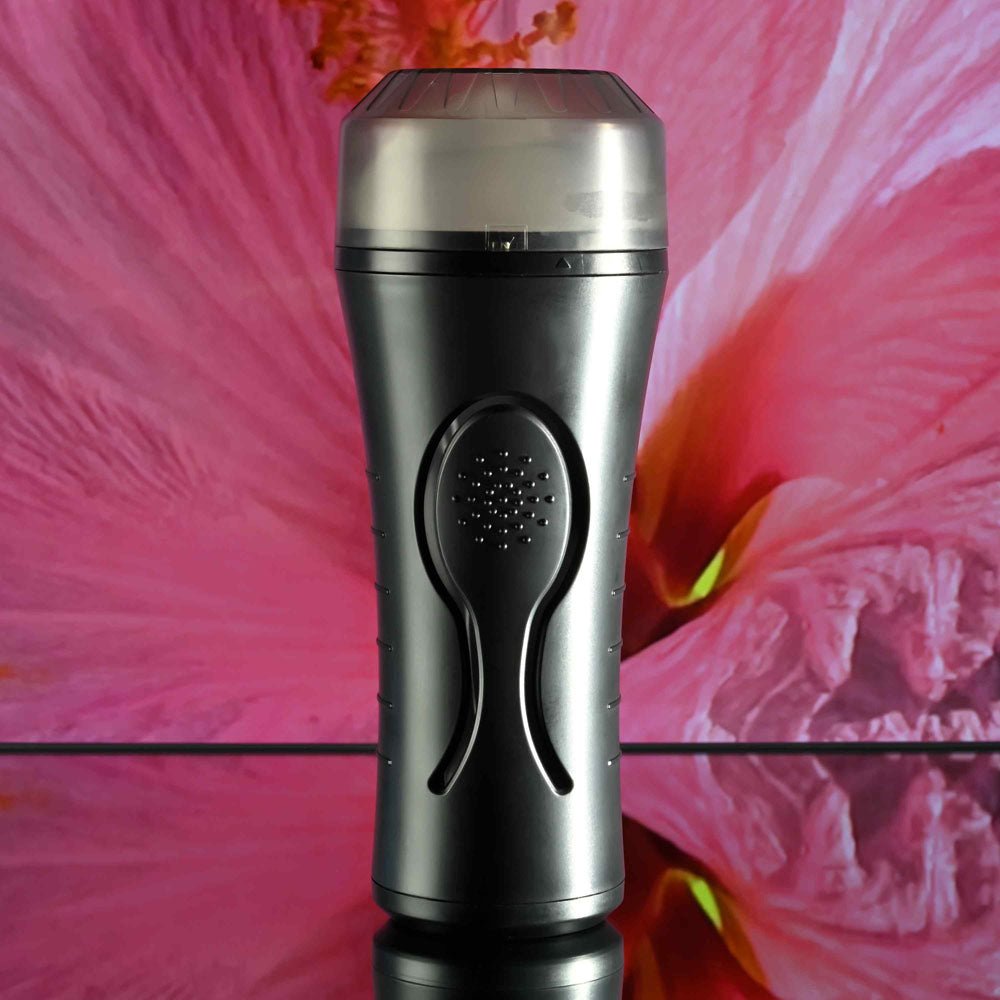 Zero Tolerance HOLD TIGHT - Clear USB Rechargeable Vibrating Vagina Stroker - silkandsin