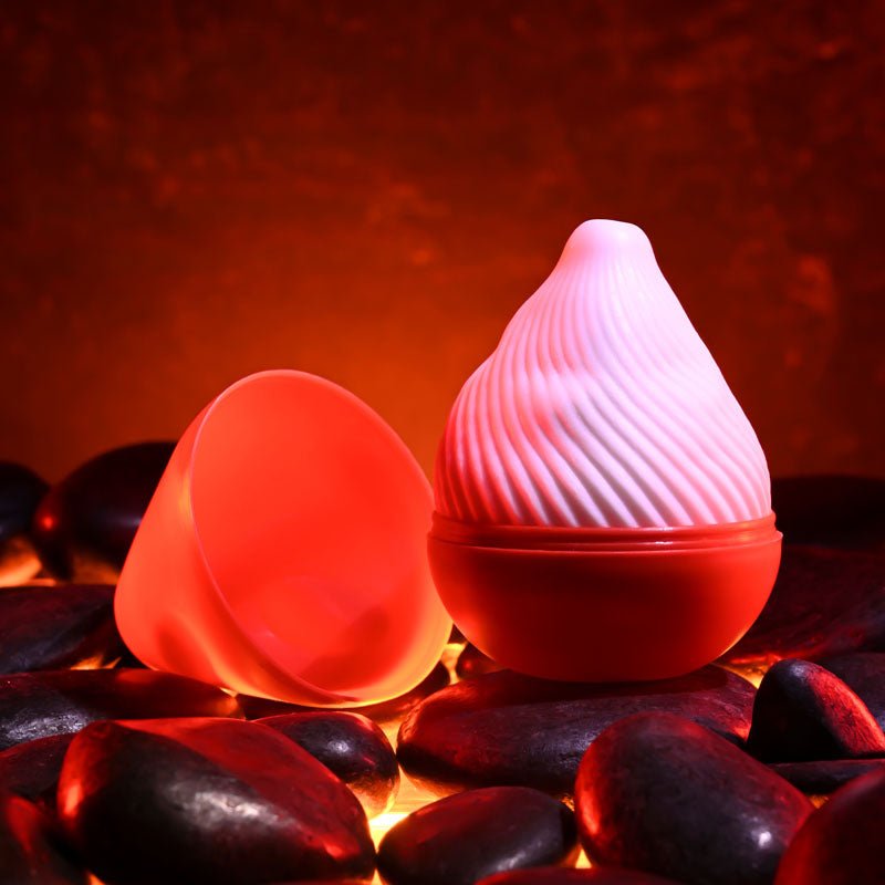 Zero Tolerance KILAUEA - White Mini Stroker Egg - silkandsin