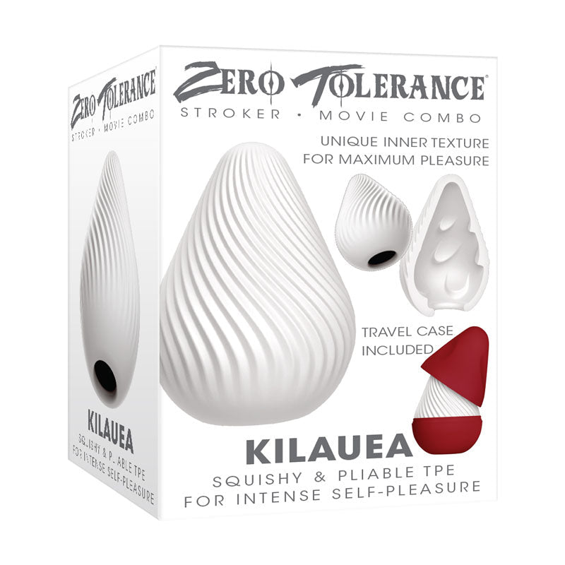 Zero Tolerance KILAUEA - White Mini Stroker Egg - silkandsin