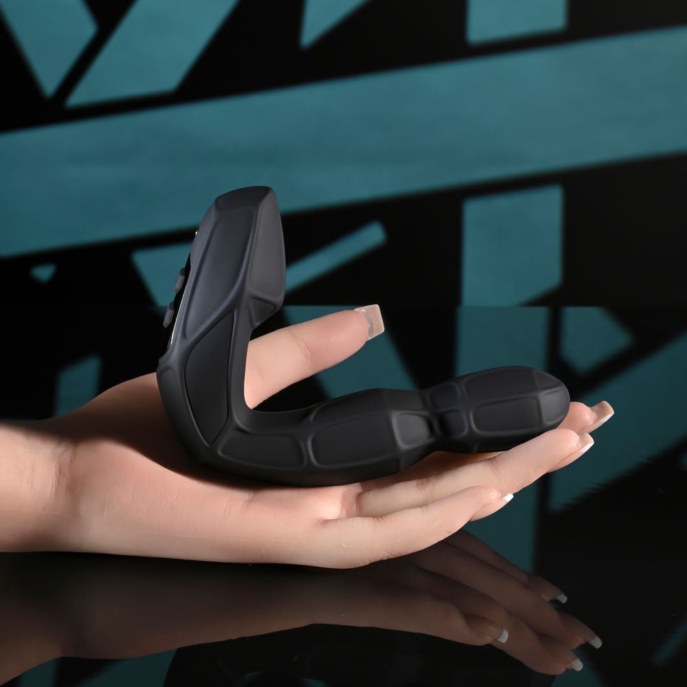 Zero Tolerance MR PROSTATE - Black 12.6 cm USB Rechargeable Prostate Massager with Wireless Remote - silkandsin