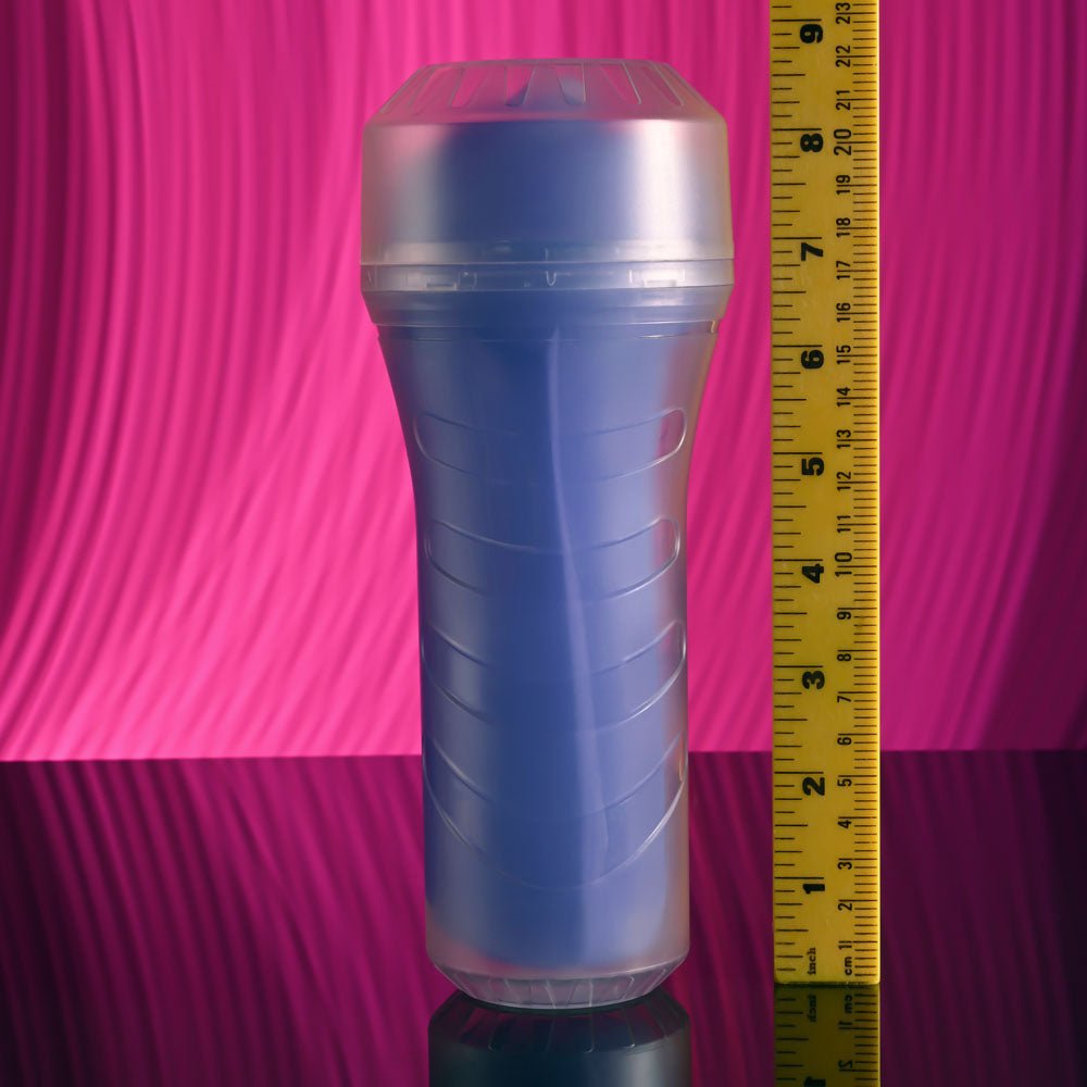 Zero Tolerance POP ON THE GLOW - Glow in Dark Purple Vagina Stroker - silkandsin