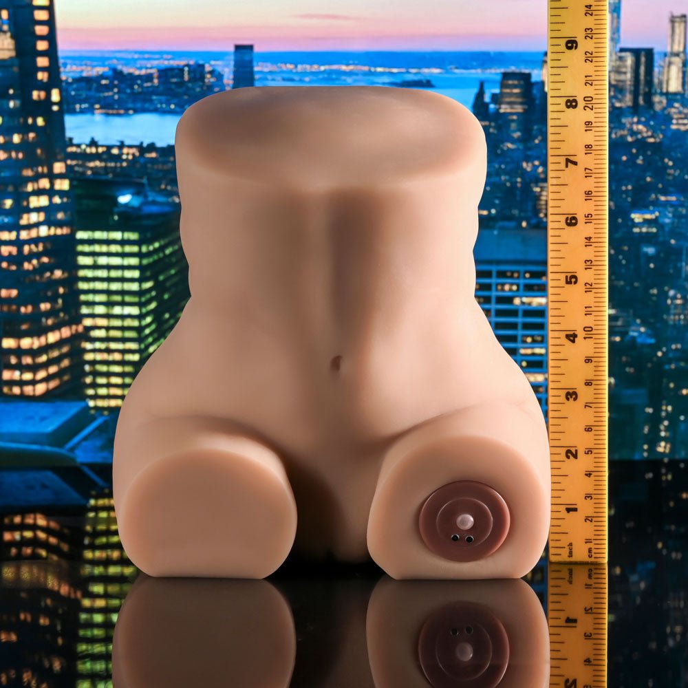 Zero Tolerance ROCK MY WORLD - Flesh USB Rechargeable Doggy Style Thrusting Mini Torso Masturbator - Silk and Sin
