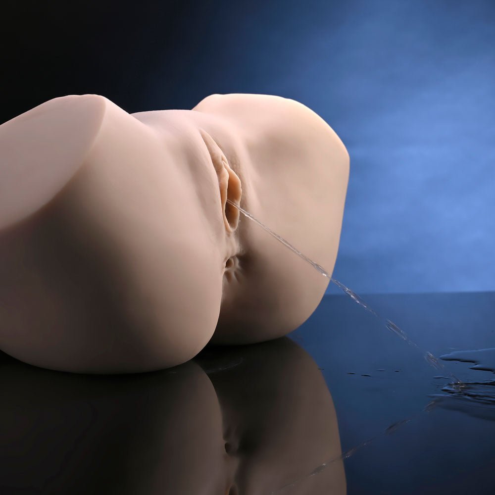 Zero Tolerance SQUIRT FOR ME SASHA GREY - Flesh USB Rechargeable Realistic Squirting Masturbator - Silk and Sin