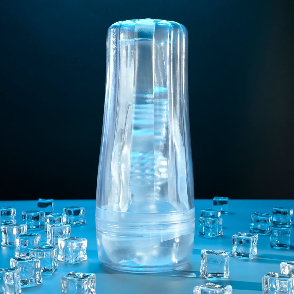 Zero Tolerance THE CLEAR CHOICE - Clear 21 cm Vagina Stroker - silkandsin