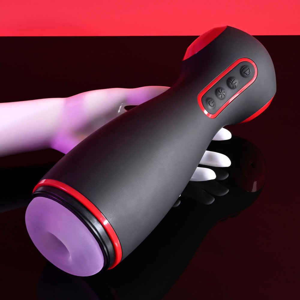 Zero Tolerance TIGHT SQUEEZE - USB Rechargeable Vibrating, Squeezing & Talking Stroker - silkandsin