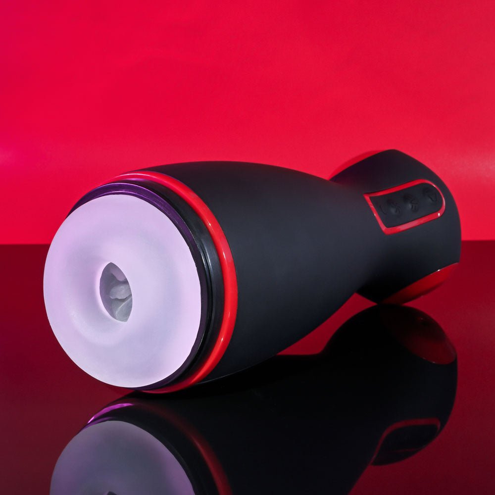 Zero Tolerance TIGHT SQUEEZE - USB Rechargeable Vibrating, Squeezing & Talking Stroker - silkandsin