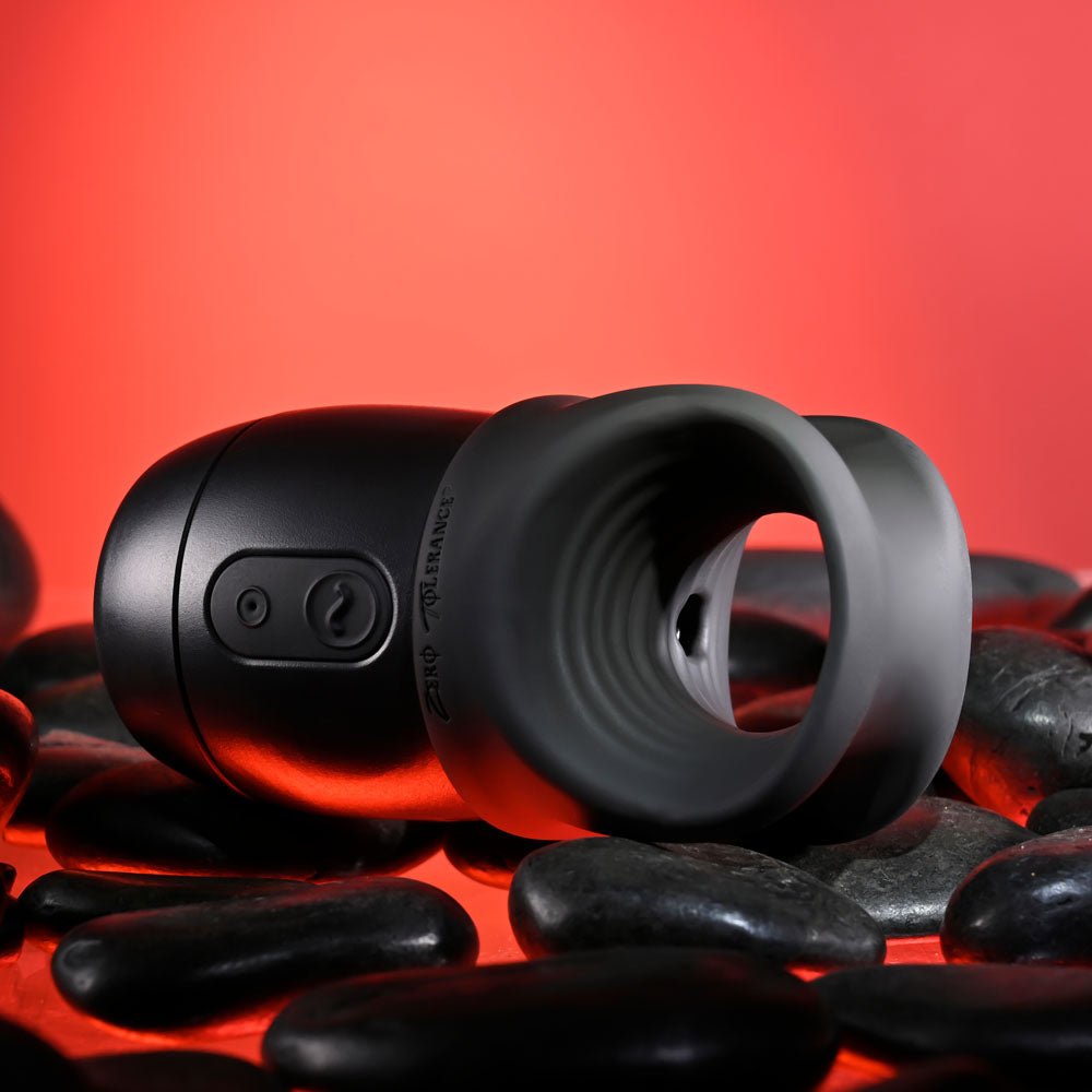 Zero Tolerance WET IT BE - Black USB Rechargeable Vibrating and Self Lubricating Stroker - silkandsin