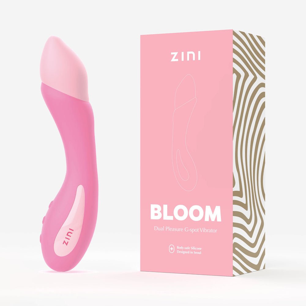 Zini Bloom - Cherry Blossom 18.2 cm USB Rechargeable Vibrator - silkandsin