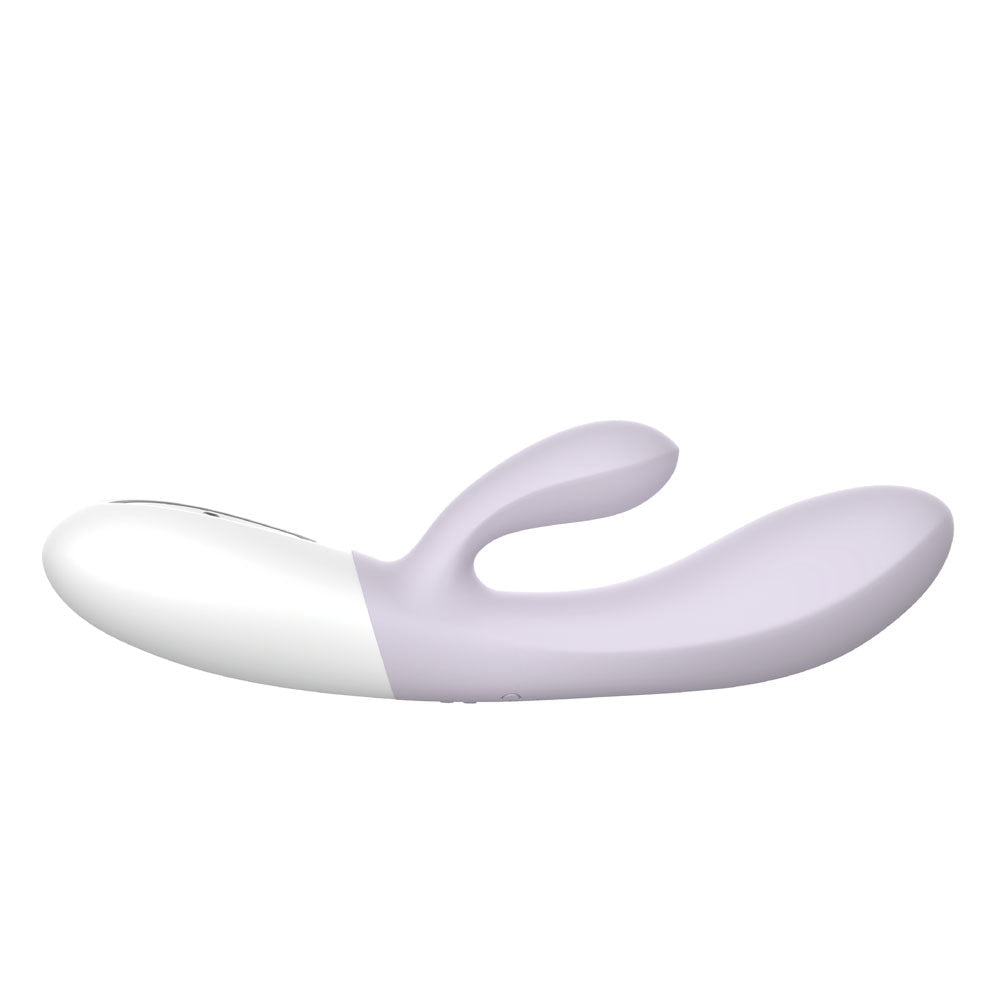 Zini Dew - Purple Hydrangea 20 cm USB Rechargeable Rabbit Vibrator - silkandsin