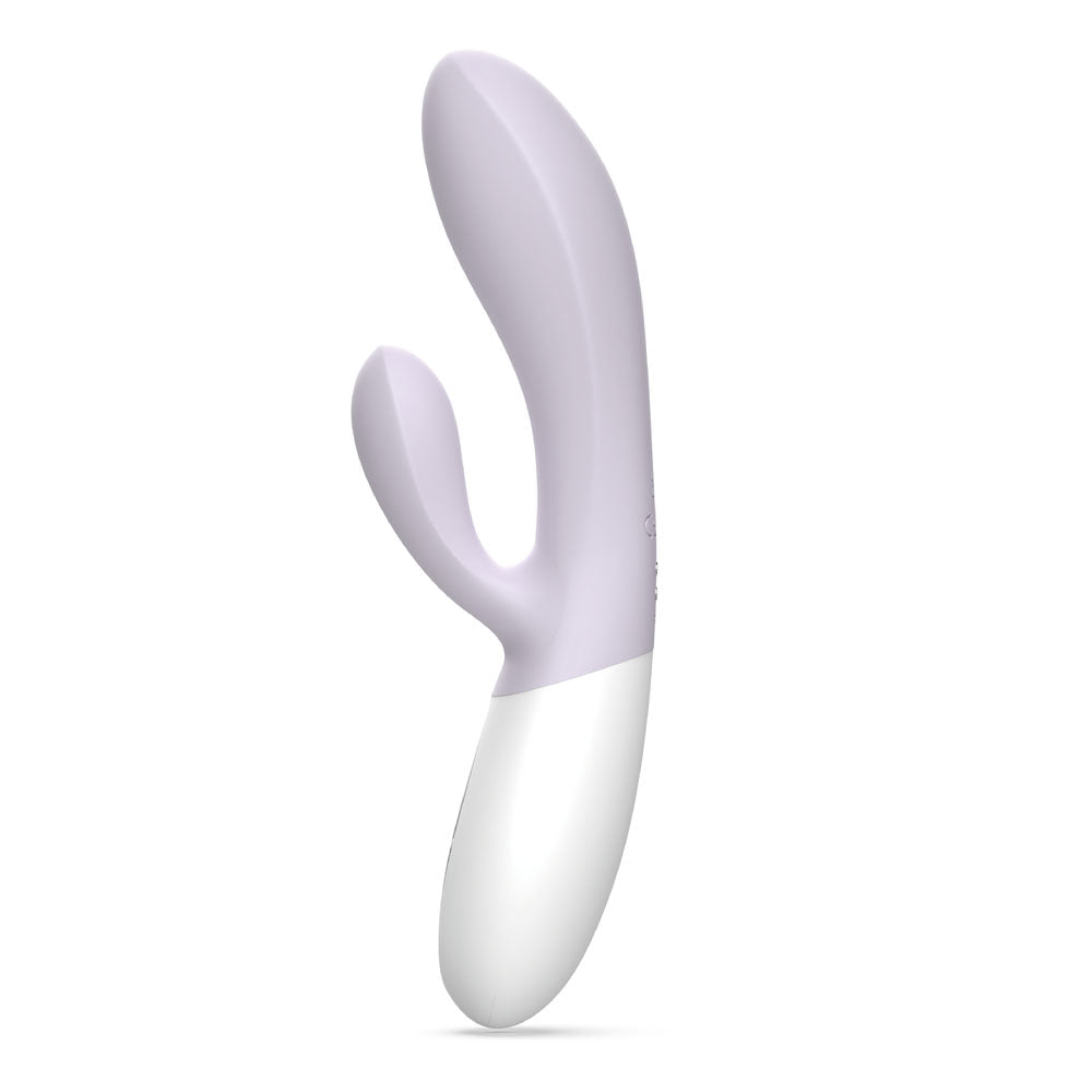 Zini Dew - Purple Hydrangea 20 cm USB Rechargeable Rabbit Vibrator - silkandsin
