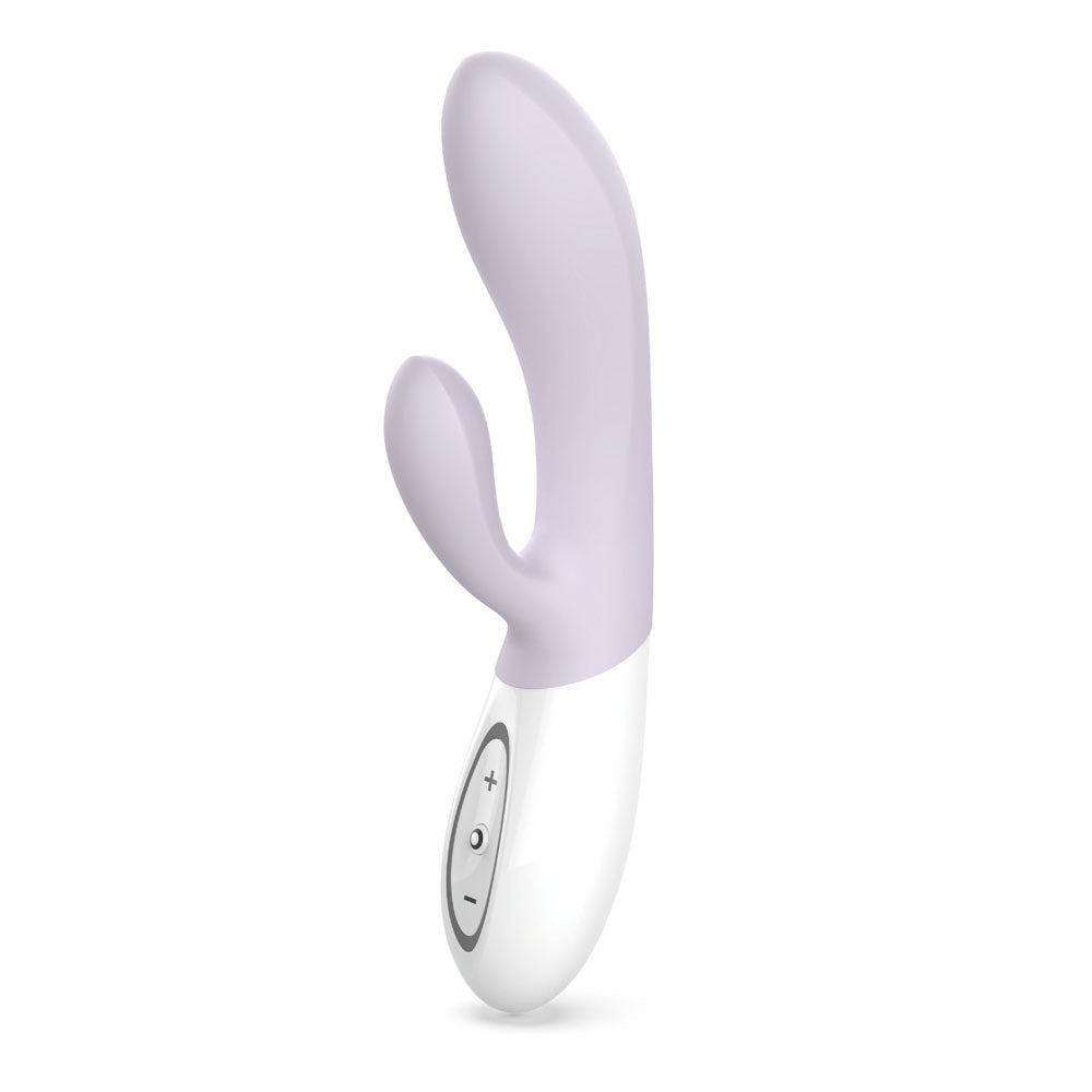 Zini Dew - Purple Hydrangea 20 cm USB Rechargeable Rabbit Vibrator - silkandsin