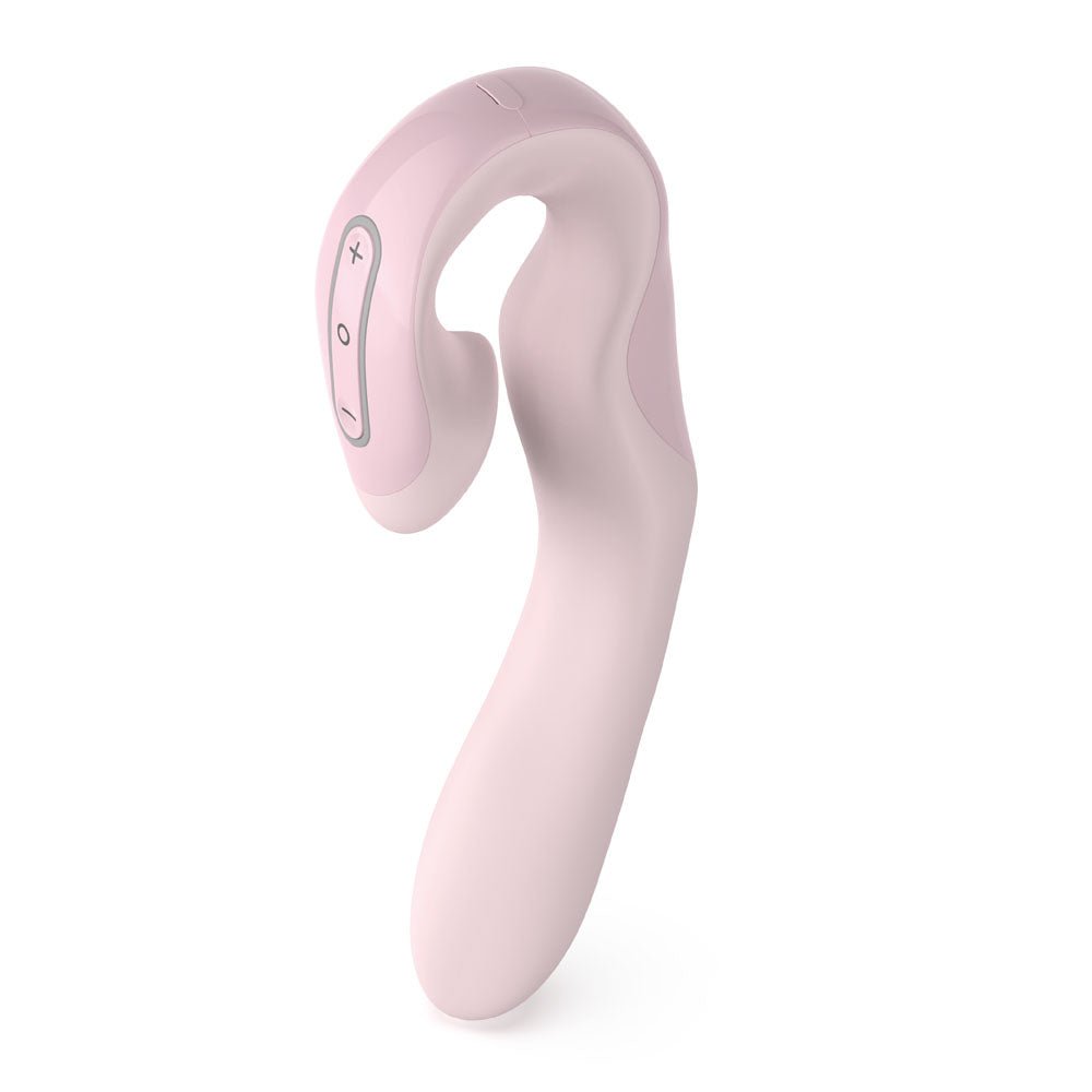 Zini Roae - Pink - Pink 19.5 cm USB Rechargeable Vibrator - silkandsin