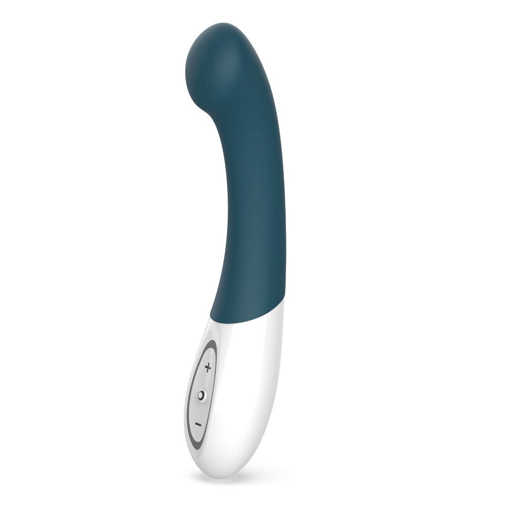 Zini Soon - Legion Blue 20 cm USB Rechargeable Vibrator - silkandsin