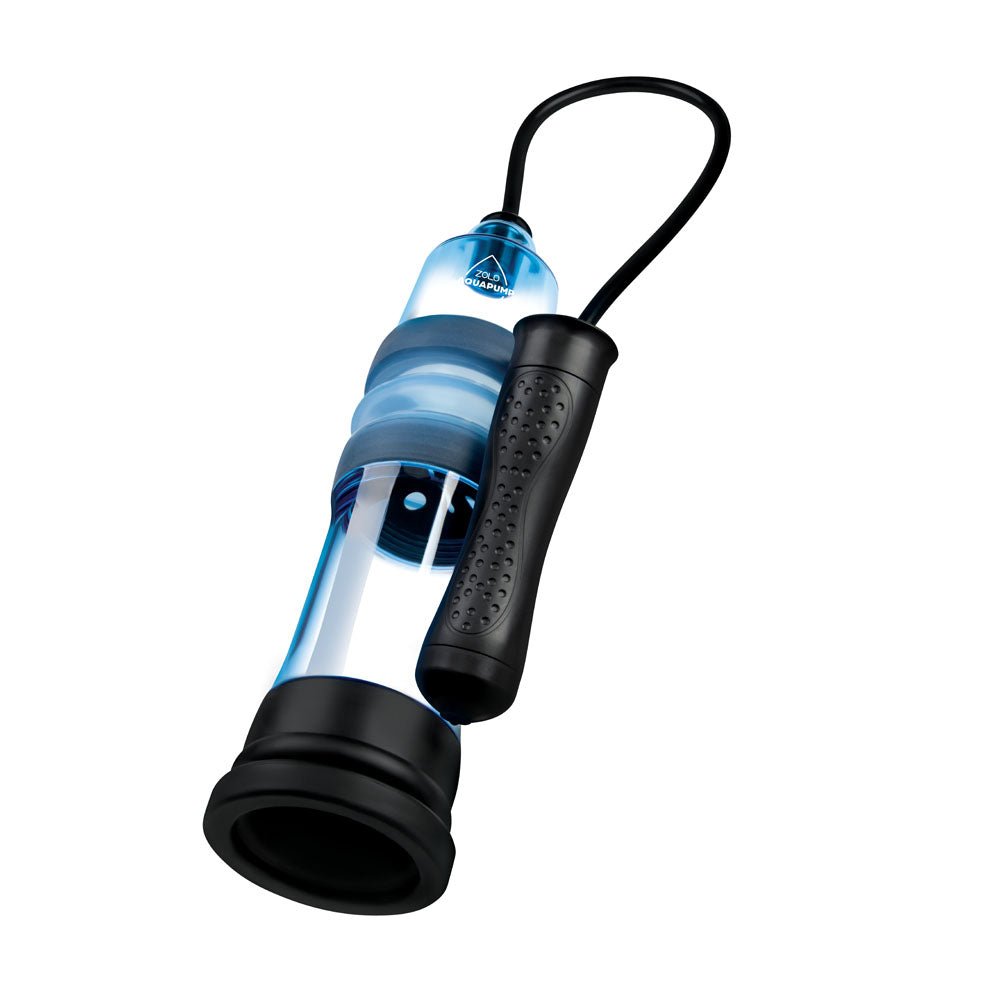 Zolo Aquapump Compact Auto - Blue Auto Water Penis Pump - silkandsin