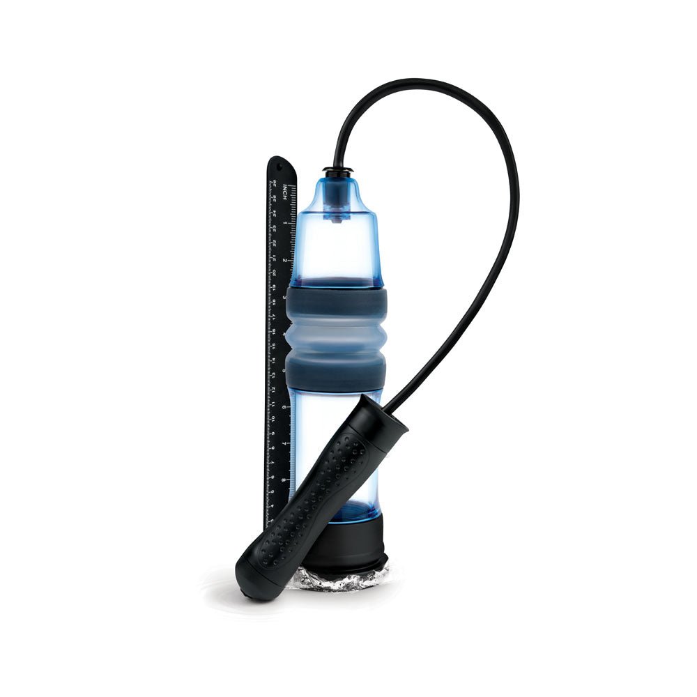 Zolo Aquapump Compact Auto - Blue Auto Water Penis Pump - silkandsin