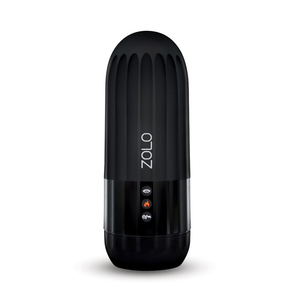 Zolo Jerkmaster - USB Rechargeable Stroking & Sucking Masturbator - silkandsin