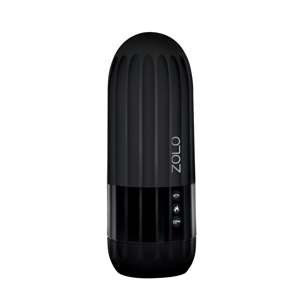 Zolo Jerkmaster - USB Rechargeable Stroking & Sucking Masturbator - silkandsin