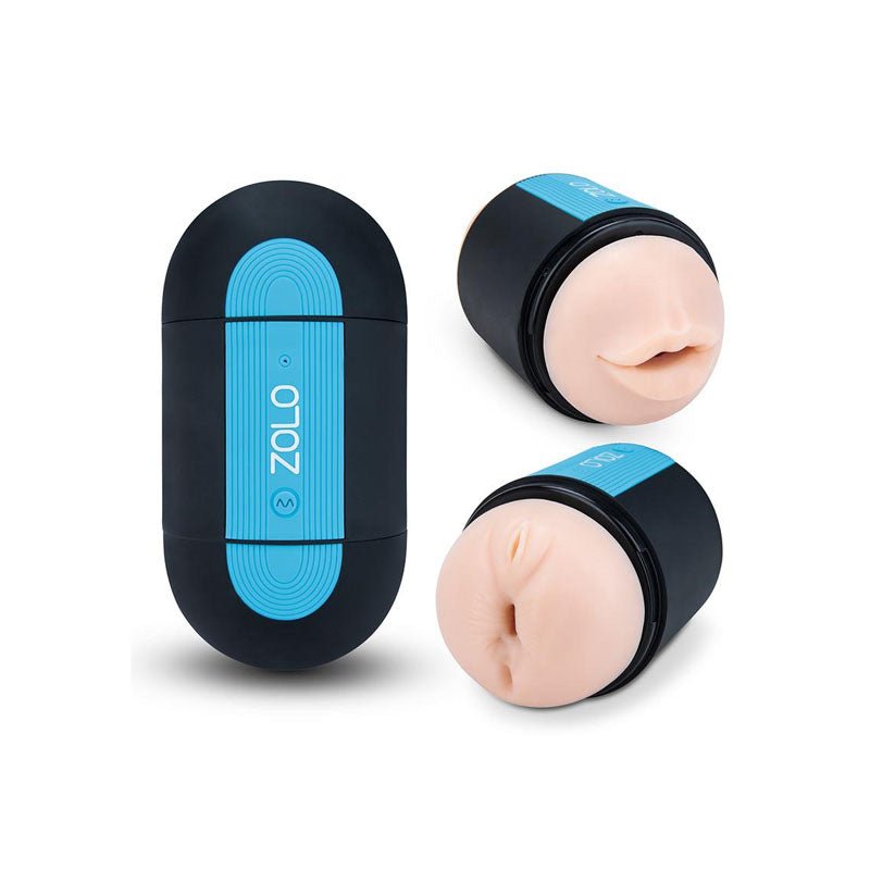 Zolo Pleasure Pill - Double Ended USB Rechargeable Stroker - silkandsin