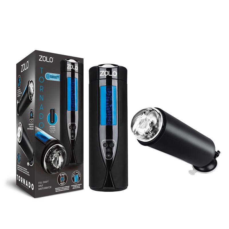 Zolo Tornado - USB Rechargeable Auto Masturbator - silkandsin